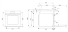 Bertazzoni FMOD6117CTG3 Modern Series TFT 60cm Oven 11 Functions PYRO + TOTAL STEAM -  Gold