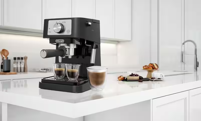 Delonghi EC260.BK Stilosa Manual Espresso Coffee Machine - Black