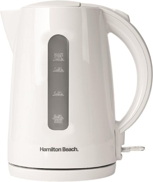 Hamilton Beach HBK1301W 1.7L Rapid Boil, 3000w Kettle- White