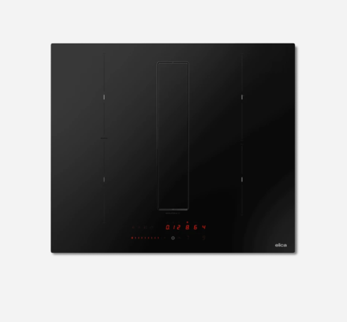 Elica NT-FIT-RAW-60 60cm Wide Venting 4 Zone Hob - Black - A Rated with 1 Bridge Zone
