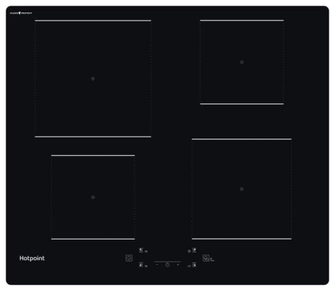 Hotpoint TQ1460SCPNE CleanProtect 60cm Induction Hob - Black