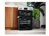 Hotpoint HDME6VDC2AX 60cm Double Oven Electric Cooker with Ceramic Hob - Stainless Steel A Rated
