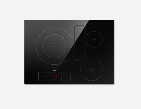 Elica NT-FIT-A3Z-70 72cm Wide Venting  3 Zone Hob - Black - A Rated