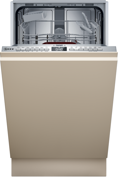 Neff S875HKX32G Fully Integrated 45cm Dishwashers, 10 Place Settings D Rated