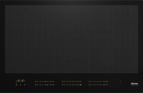 Miele KM7678FLFS 80cm Wide 6 Zone Induction Hob - Black