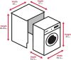Hoover HBDOS695TAMCE80 Integrated Washer Dryer