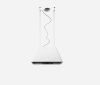 Elica IKONA-WH Ikona Light 60cm Wide Suspended Island Hood, White A Rated