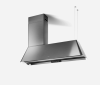 Elica IKONA-MAXXI-BLK 120cm Wide Suspended Island Hood In Stainless Steel A Rated