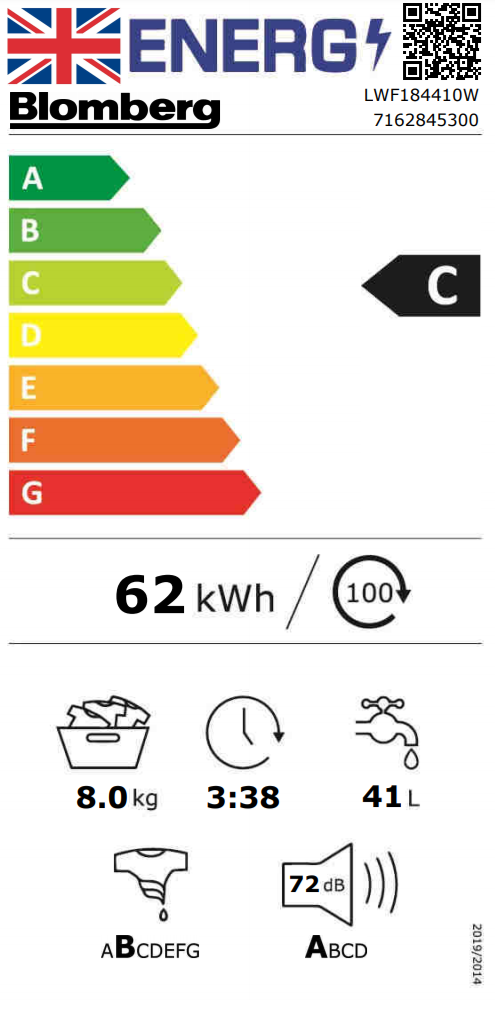 blomberg lwf184410w