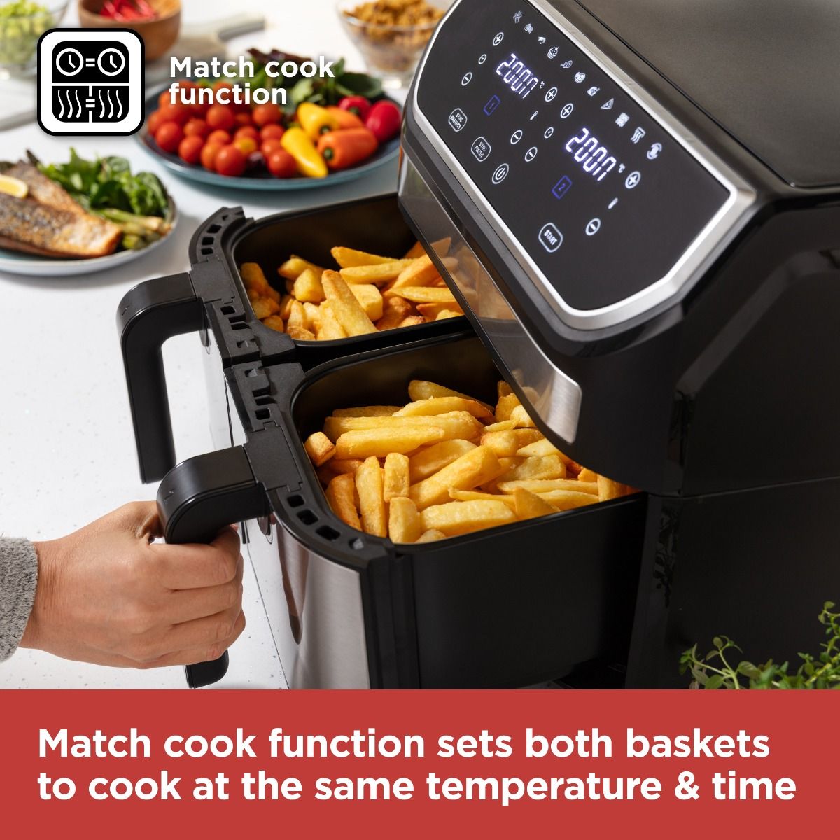 Black and decker purify air fryer hotsell