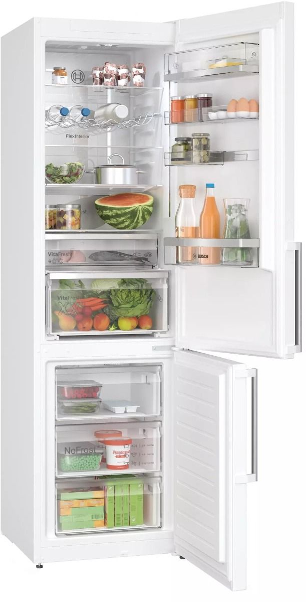 Bosch KGN39AWCTG 203x60 NoFrost Fridge Freezer, VitaFresh Plus ...