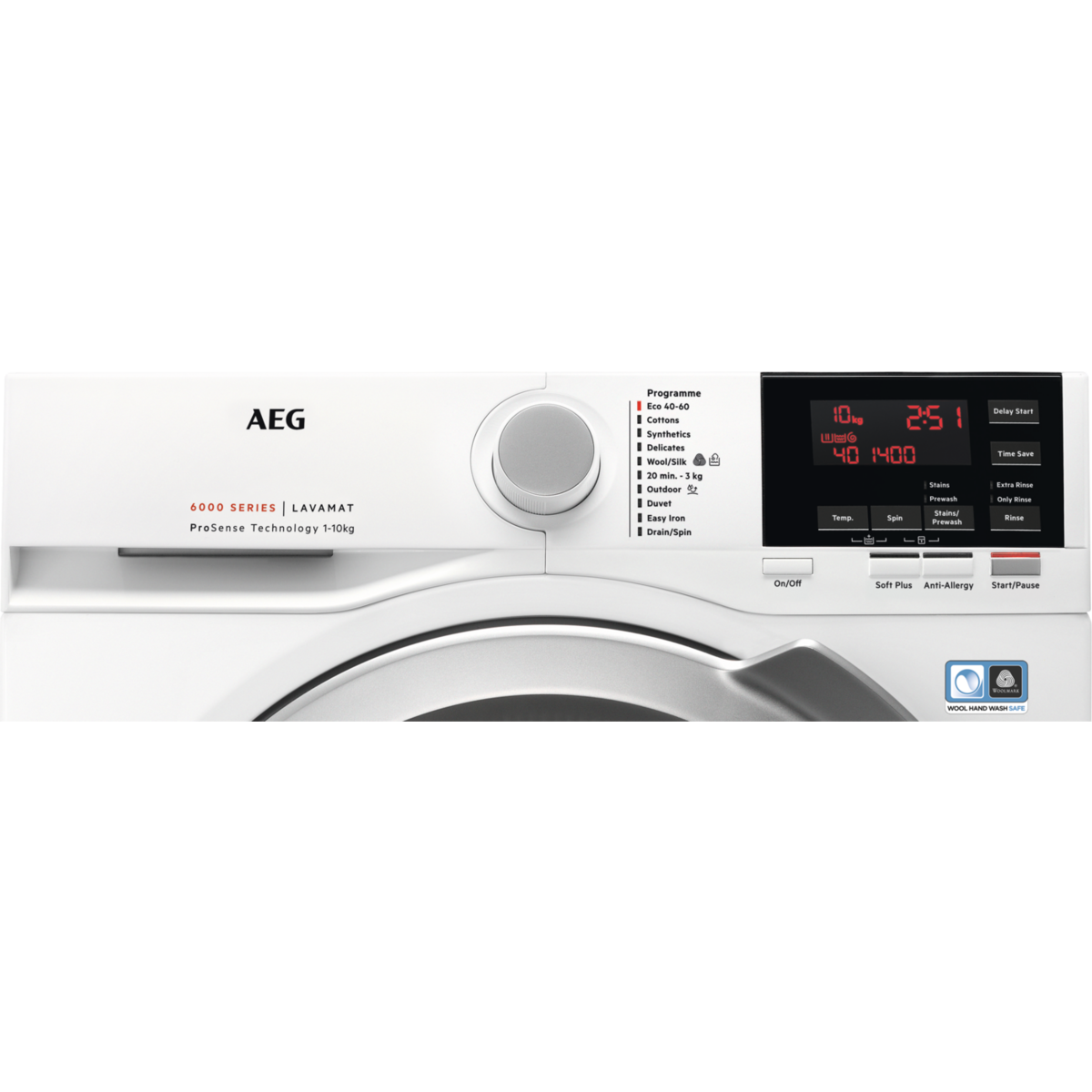 AEG L6FBG142R Washing Machine 1400Rpm Spin Speed D Rated 10Kg Load