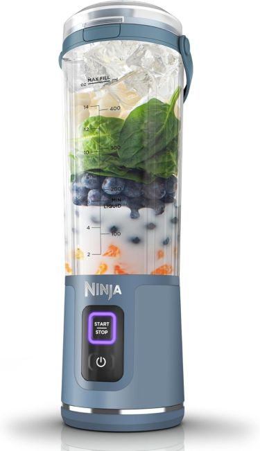 Ninja BC151UKNV Blast Cordless Portable Blender - Denim Blue