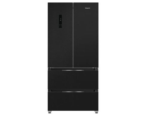 Hotpoint HPG26513XK5E Dual No Frost American Fridge Freezer with VitalCare - Black Steel - D Rated