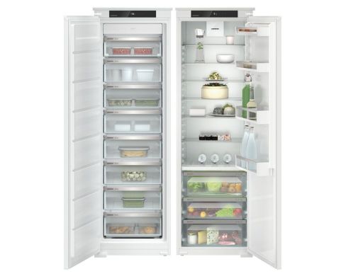 Liebherr IXRFS5125 Side-by-Side combination Integrated NoFrost Sliding Hinge Fridge Freezer