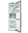 Miele KFN4797CD CLST 201 cm No Frost Tall Fridge Freezer - Clean Steel - C Rated