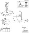 AEG DKB4651M 60cm Chimney Hood in Stainless Steel, B Rated
