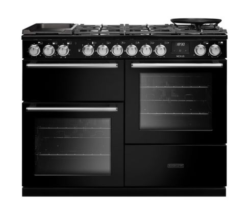 Rangemaster NEXO110DFPGBL/CM1 NEXUS OC  110cm  Range Cooker Dual Fuel in  Gloss Black A Rated