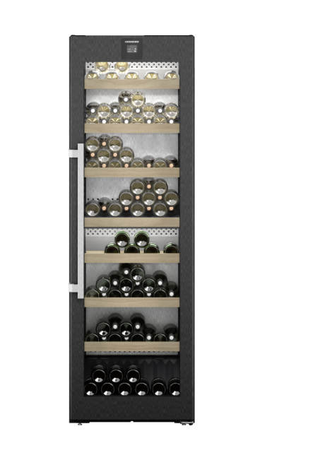 Liebherr WPSD5252 Freestanding Wine Cooler - Black  Steel F Rated