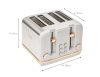 Haden 210685 Salcombe Grey & Copper 4 Slice Toaster