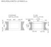 Elica NT-SW-LUX-RA-BA 83cm Wide Venting 4 Zone Hob - White - A ++ Rated with 2 Bridge Zones with back aspiration re-circulating kit