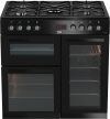 Beko KDVF90K 90cm Dual Fuel Range Cooker, Black, A Rated