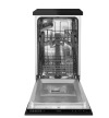 CDA SCD4509 Built-In Fully Int. Slimline Dishwasher, 9 Place Settings, E Rated