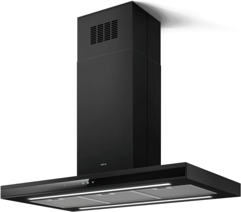 Elica ADELE-IS-AT-BLK 90cm Wide Island Hood - Black - A Rated