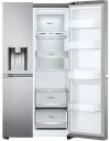 LG GSJV90PZAE 635L American Style Fridge Freezer Water & Ice Dispenser, Shiny Steel