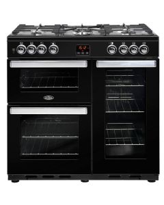 Belling BEL COOKCENTRE 90DFT BLK Range Cooker