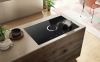 Elica NT-SW-LUX 83cm Wide Venting 4 Zone Hob - White - A ++ Rated with 2 Bridge Zones