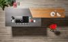Elica NT-UNP-EVO-SS 90cm Wide Venting 4 Zone Hob - Black / Stainless Steel - A++ Rated with 2 Bridge Zones