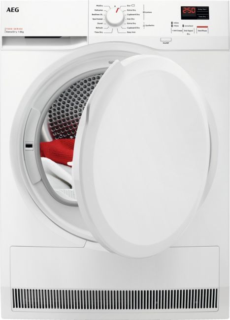 AEG TR708L0B Freestanding Heat Pump Tumble Dryer