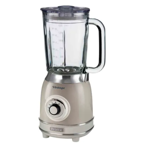 Ariete AR8303 Vintage 1000W Glass Jug Blender in Cream