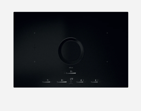 Elica NT-SW-GL-EVO-RA 83cm Wide Venting 4 Zone Hob - White - A ++ Rated with 2 Bridge Zones