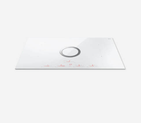 Elica NT-SWH-EVO-WH 83cm Wide Venting 4 Zone Hob - White - A ++ Rated with 2 Bridge Zones