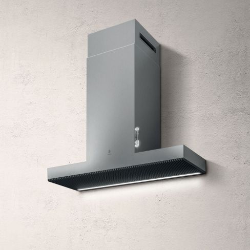 Elica HAIKU-90-SS 90cm Wide Chimney Hood in Stainless Steel  A Rated