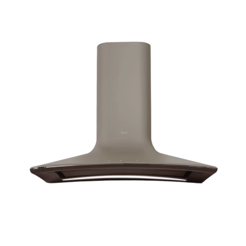 Elica DOLCE-TAUPE-CH 85cm Wide Chimney Hood - Taupe - A Rated, Duct Out Model With Chimney Extension.