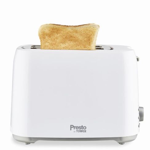 Tower PT20055WHT 2-Slice Toaster White