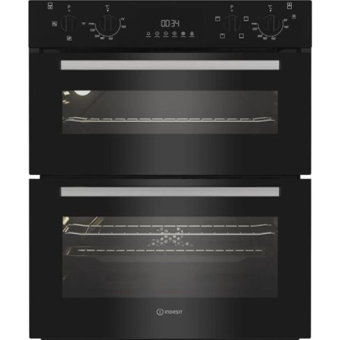 Indesit DUI10DB Built Under Double Oven