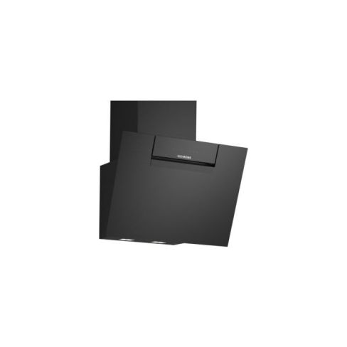 Siemens LC67KCN61B 60cm Chimney Hood in Black, A2 Energy