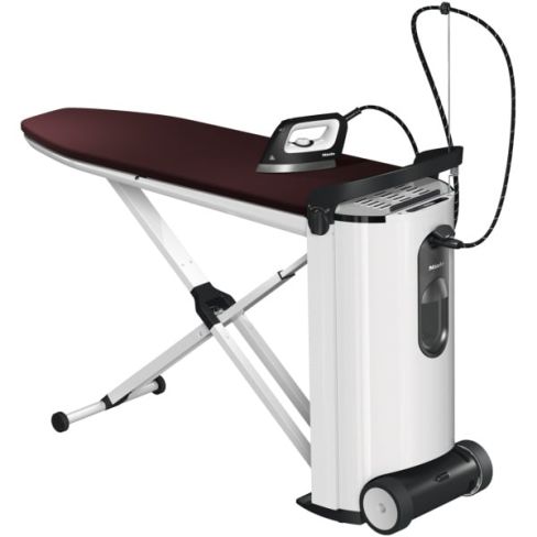 Miele B 4826 FASHIONMASTER 4.0 Steam Ironing System Tayberry Red with Display and 2-level Ironing Board Fan