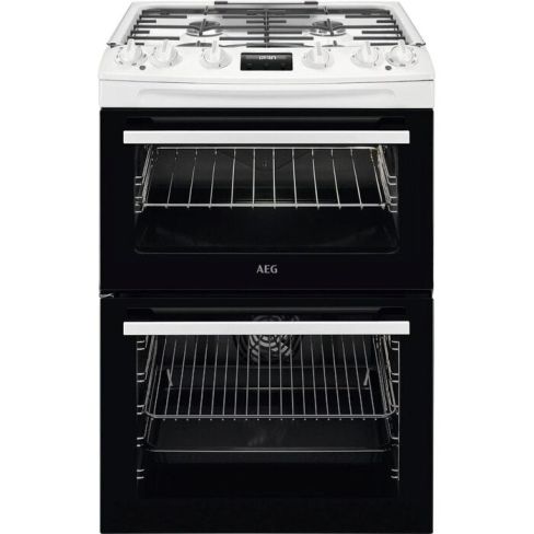 AEG CKX6540ACW Freestanding Dual Fuel Cooker