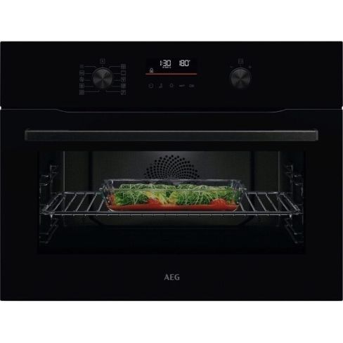 AEG OK6NK40K Built In 44l CombiQuick Microwave and Oven in Black