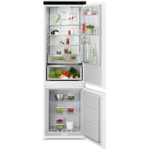 AEG NSC7C181DS Integrated Tall Fridge Freezer, AI CoolAssist, 70:30 Split, D Energy