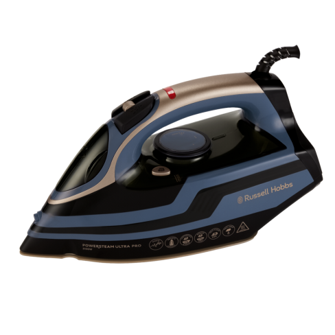 Russell Hobbs 28630 Powersteam Ultra Pro Iron - Blue - Gold