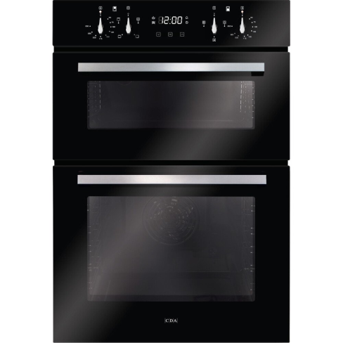 CDA DC941BL Built-In Electric Double Oven In Black A Rated
