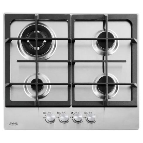 Belling BEL GHU603CI STA 60cm stainless steel 4 gas burners hob