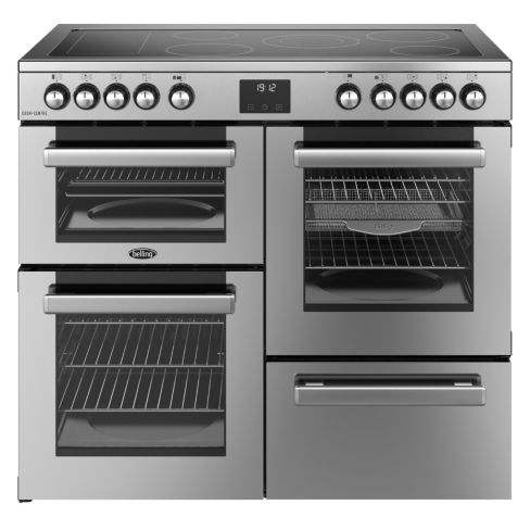 Belling BEL RCA COOKCENTRE 100E STA Electric Range Cooker with Ceramic Hob