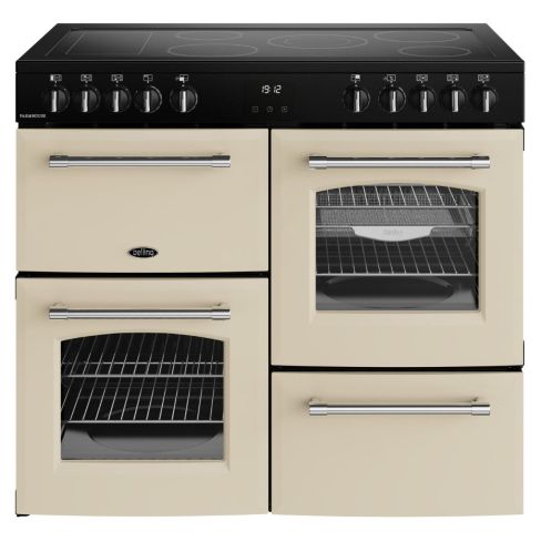 Belling BEL RCA FARMHOUSE 100E CRM Farmhouse 100cm Ceramic Range Cooker in Cream A Rated